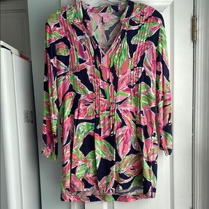 Lilly Pulitzer Multicolor Floral Top